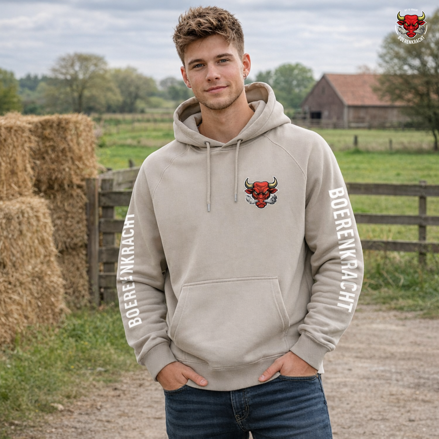 Hoodie met Capuchon - Beige Edition