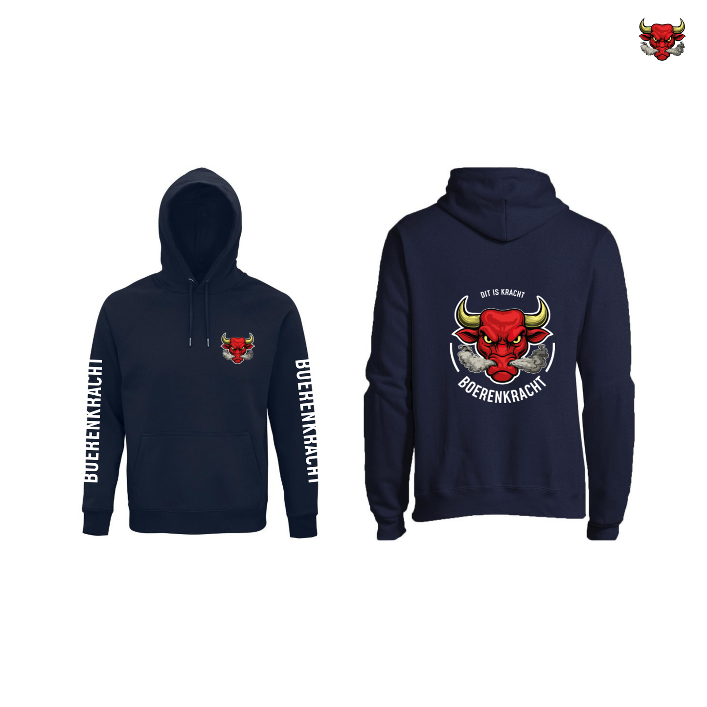 Hoodie met Capuchon - Navy Edition