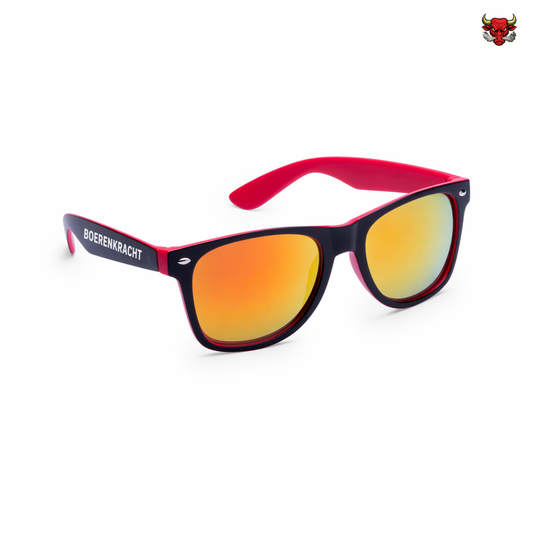 Zonnebril - Zwart/Rood