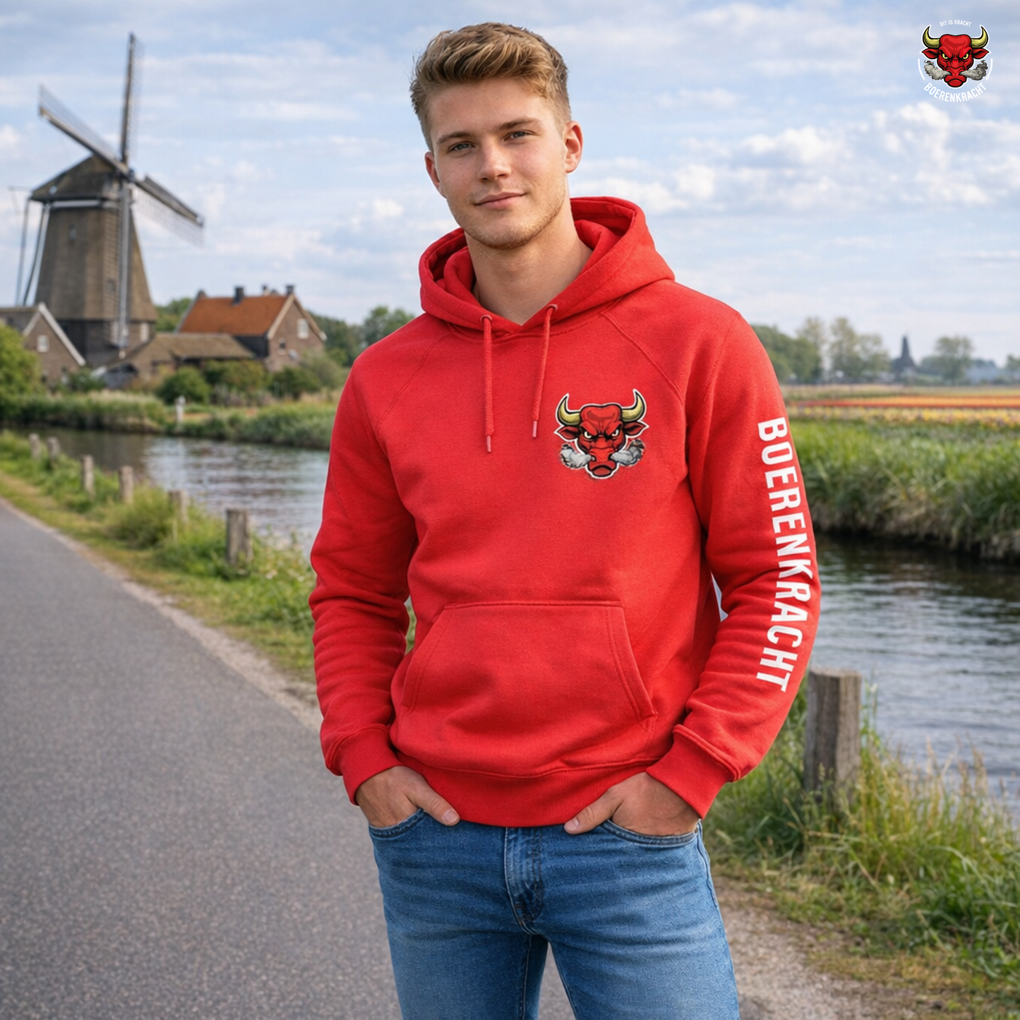 Hoodie met Capuchon - Red Edition