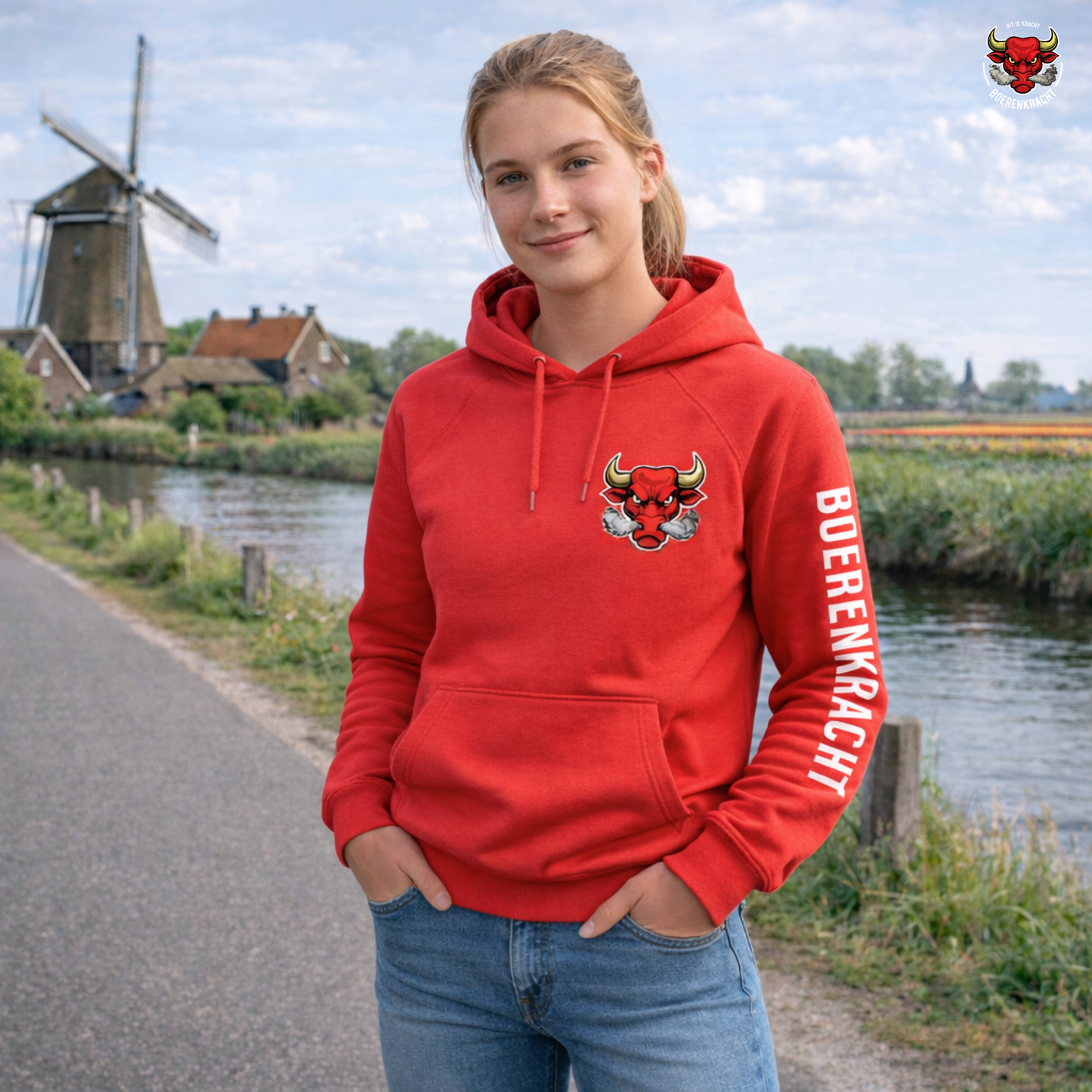 Hoodie met Capuchon - Red Edition